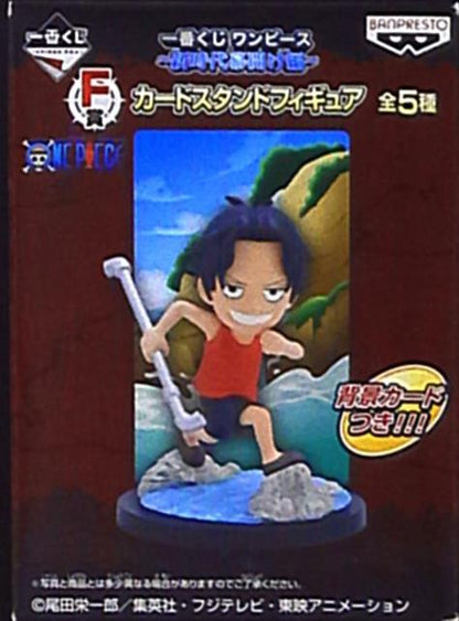 Banpresto - Ichiban Kuji One Piece New Era Opening Edition F-Prize Card Stand Ace