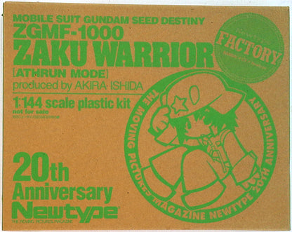 Bandai Kadokawa Shoten Newtype Supplement: SEED Destiny ZAKU Warrior Aslan Mode 1/144