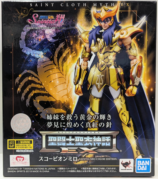 BANDAISPIRITS Saintia Sho / Saint Seiya Saint Seiya Myth Cloth EX Masami Kurumada / Kuori Chimaki Scorpion Milo SAINTIA SHO COLOR EDITION