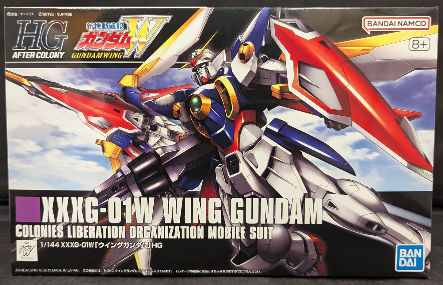 BANDAI SPIRITS HG AFTER COLONY 1/144 Bandai Namco Wing Gundam + notation 162