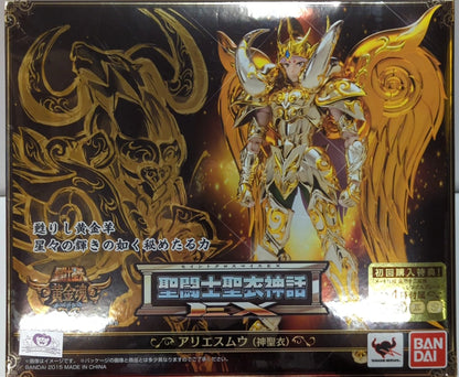 BANDAI Saint Seiya Myth Cloth EX Masami Kurumada Aries Mu (God Cloth)/God Cloth/With First Edition Bonus Item included