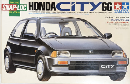 Tamiya 1/24 Série de voitures de sport No.69 Kit à pression à l'échelle Honda City GG 24069