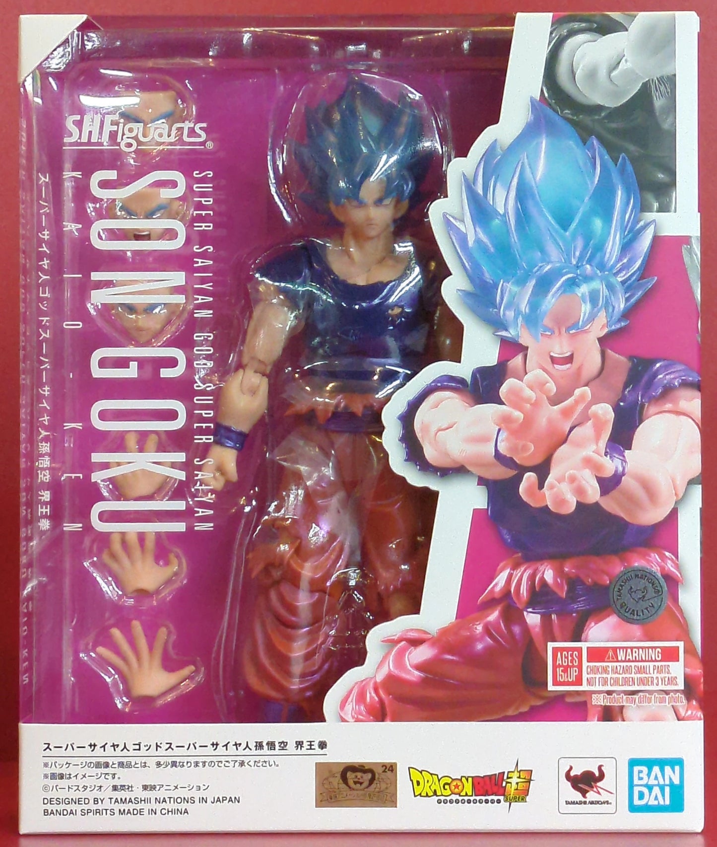 BANDAINAMCO/BANDAISPIRITS S.H.Figuarts Super-Saiyan God Super-Saiyan Son Goku Kaioken
