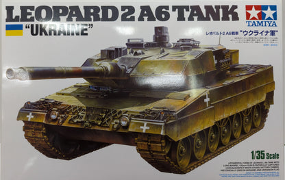 Tamiya 1/35 Military Miniature series Leopard 2 A6 `Ukrainian Army` 25207