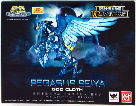 Bandai Saint Seiya Myth Cloth Masami Kurumada Pegasus Seiya God Cloth 10th Anniversary Edition