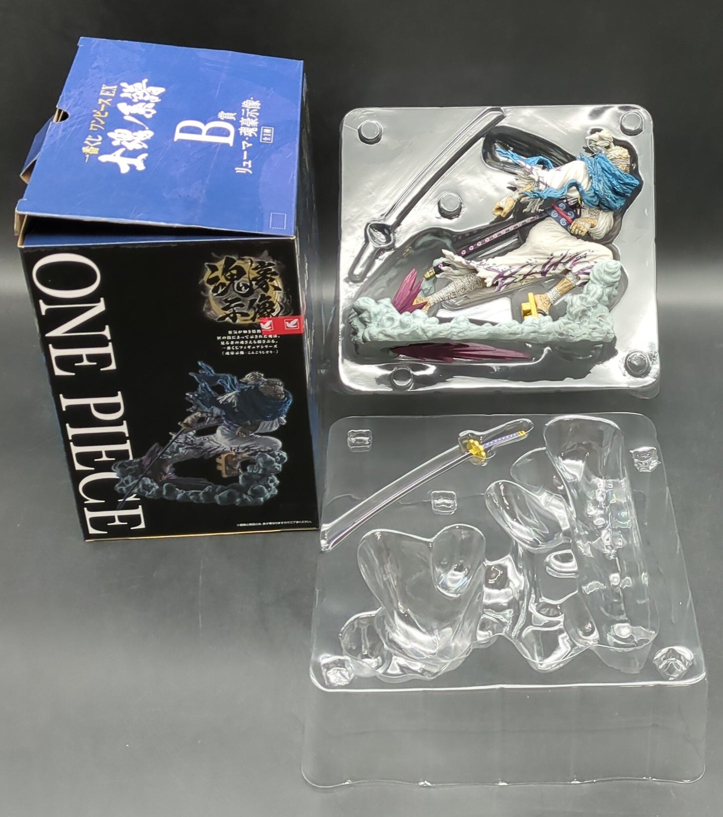 RFTERM0TOKEN Ichiban Kuji One Piece EX Shikon no Keifu B-Prize Ryuma -Soul Master Statue-