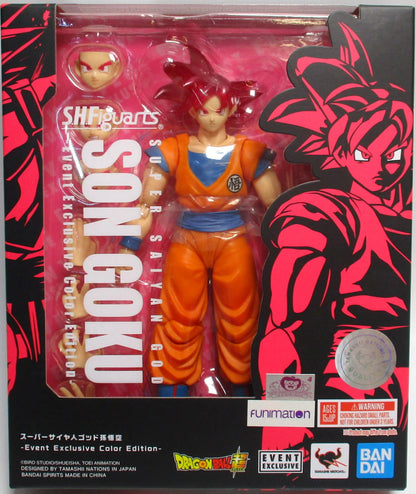 Bandai SH Figuarts Dragon Ball Super Saiyan God Son Goku/Event Exclusive