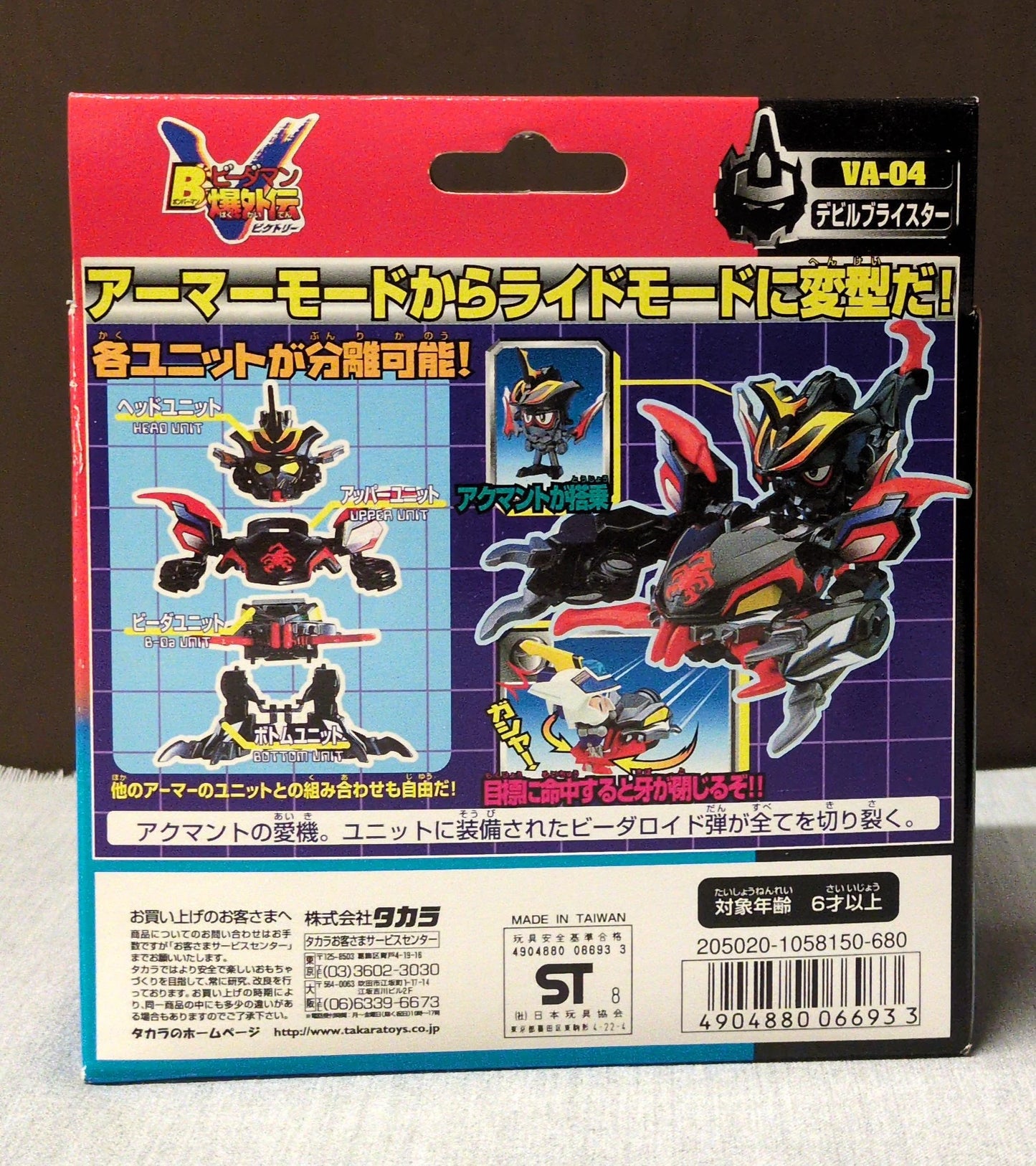 Takara V Vida Armor Devil Blythe Tar VA04