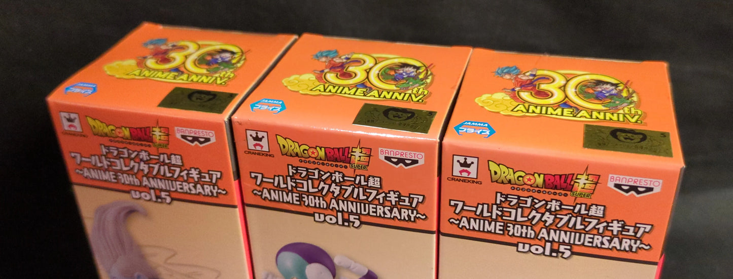 Banpresto WCF Dragon Ball ANIME 30th ANNIVERSARY vol.5 Complete 6 Type Set