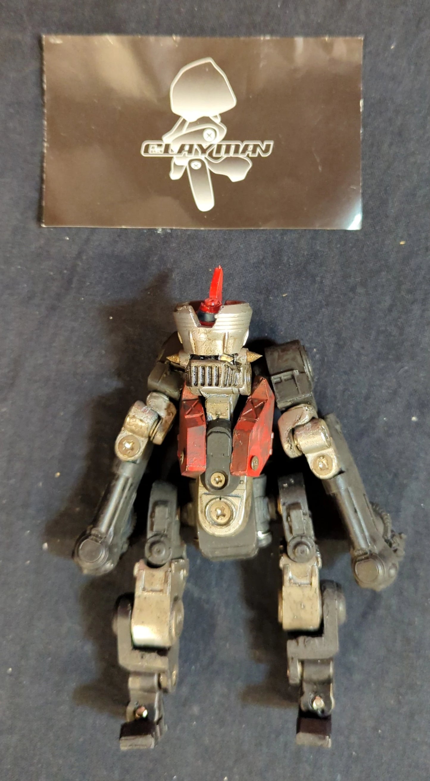 CLAYMAN Resin Movable Finished Figure Mazinger Z Damaged Color