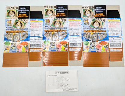 Bandai Straw Hat Pirates Wanted Poster Collection Complete 10 Type Set/ Straw Hat Pirates Wanted Poster Collection / One Piece Set