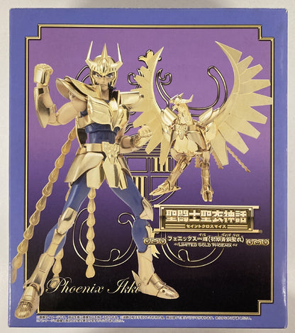 Bandai Saint Seiya Myth Cloth Masami Kurumada Phoenix Ikki/First Bronze Cloth -LIMTED GOLD PHOENIX-