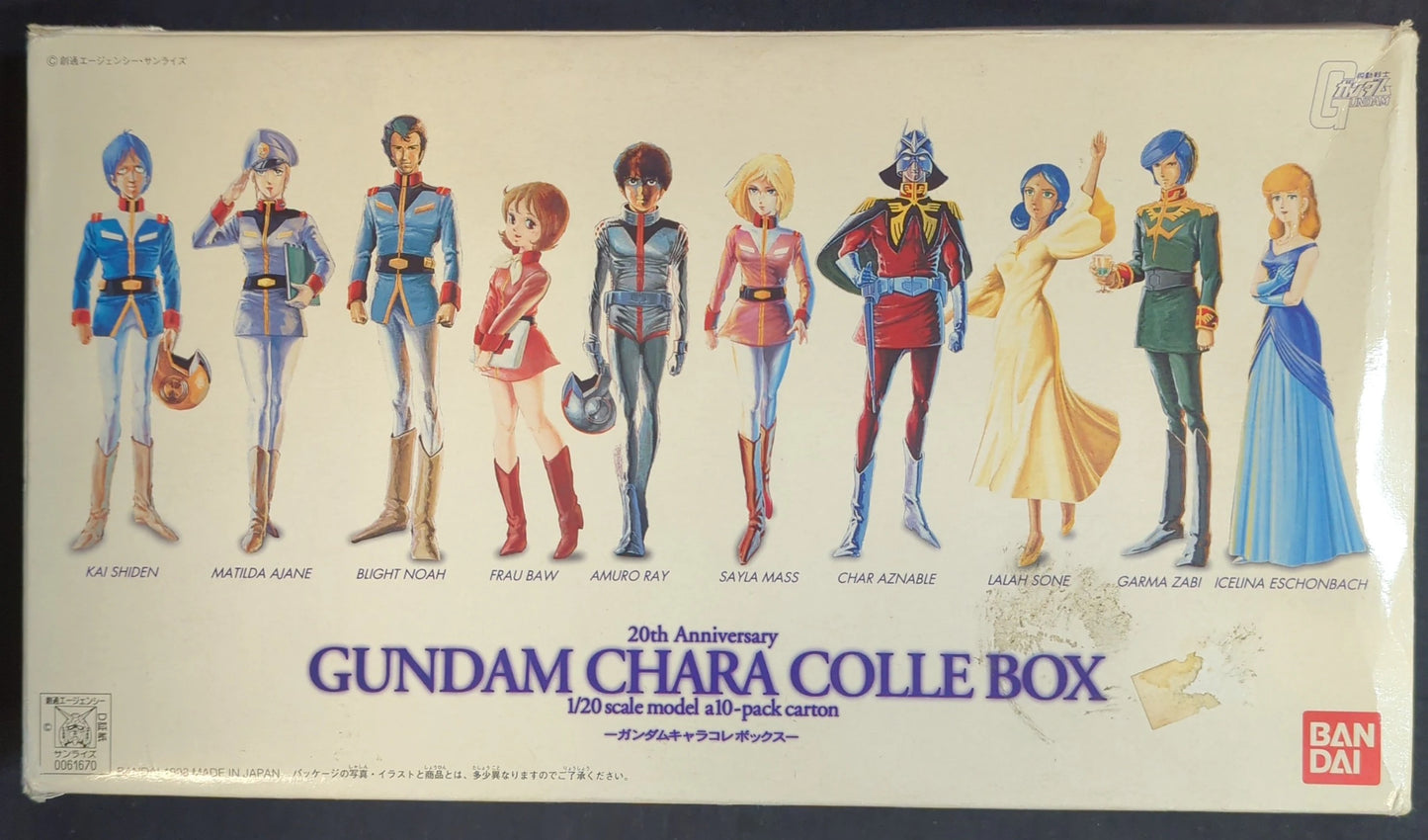 Bandai Gundam Character Collection Box