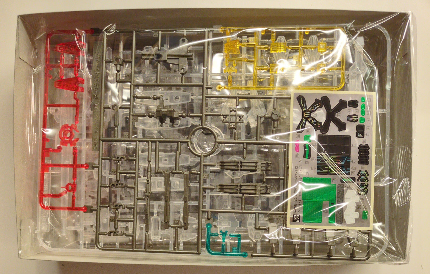 RFTERM0TOKEN HG 1/144 Mobile Suit RFTERM1TOKEN: The Witch from Mercury RFTERM2TOKEN Caliburn [Clear Color]