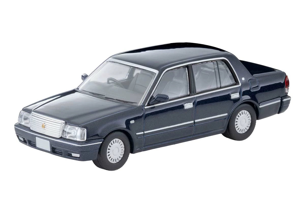 Tomica Limited Vintage Neo LV-N375a Toyota Crown Sedan Super Deluxe (Navy Blue)