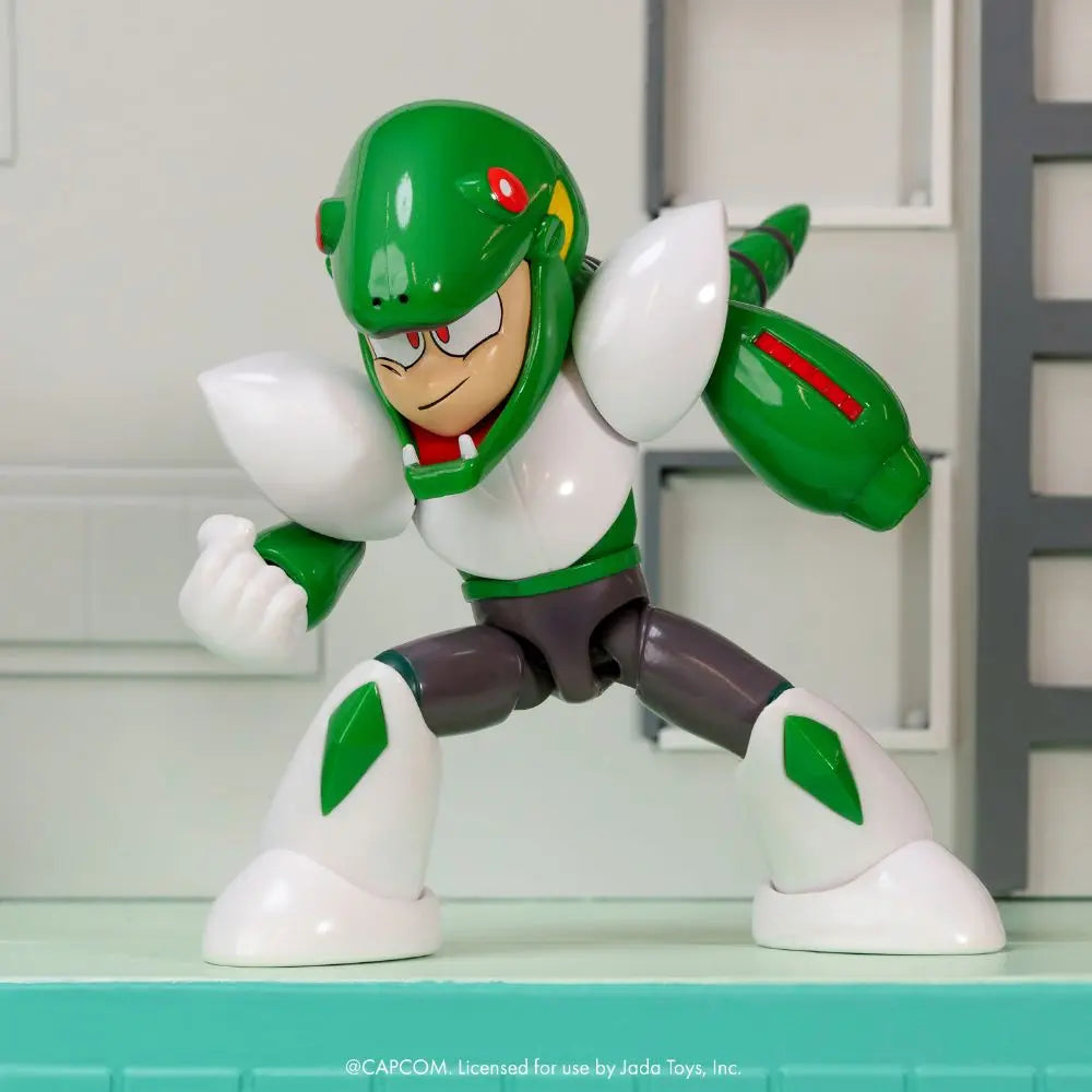 1/12 scale Rockman action figure Snakeman (set da 4 pezzi)
