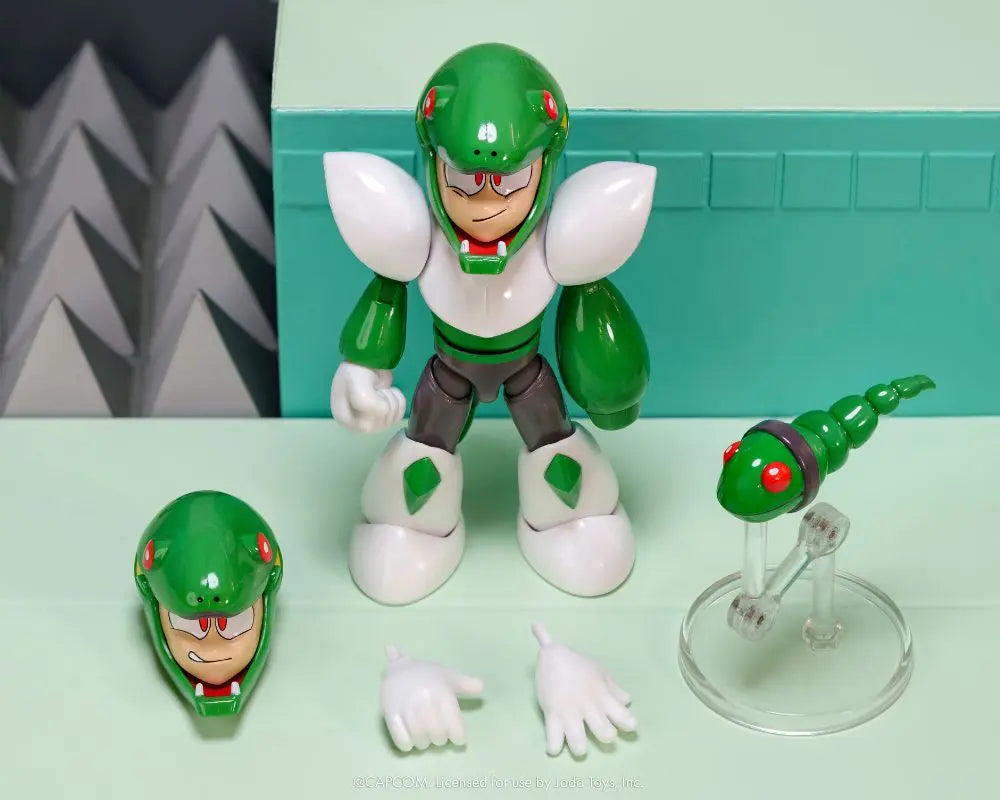 1/12 scale Rockman action figure Snakeman (set da 4 pezzi)