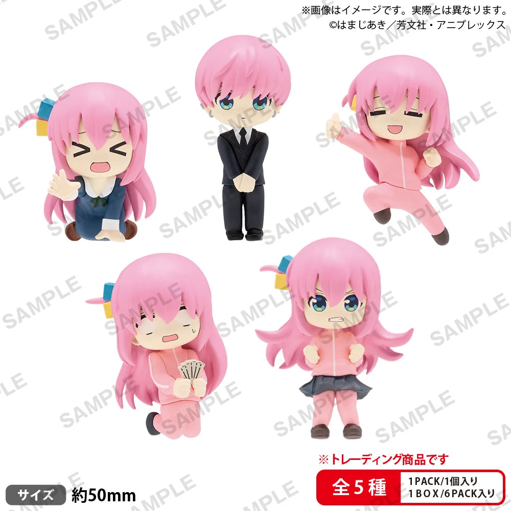 BUSHIROAD THE BOX Anime "Bocchi Za Rock!" Bocchi-chan plein de figures vol.3 <5 types au total> Quantité en 1BOX : 6