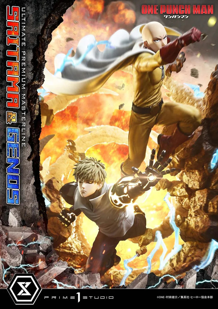 Ultimate Premium Masterline One Punch Man Saitama & Genos