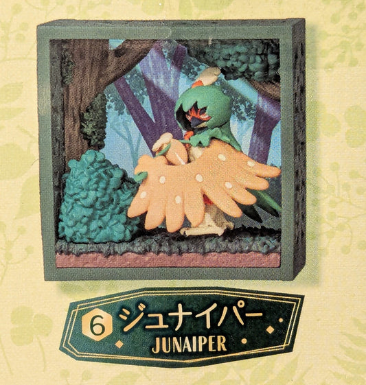 Re-Ment Pokemon Frame Deep Green Forest Pokemon Decidueye 6
