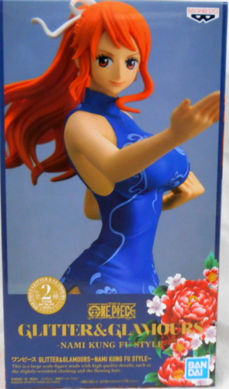 BANDAI SPIRITS GLITTER and GLAMOURS NAMI KUNG FU STYLE Blue Nami