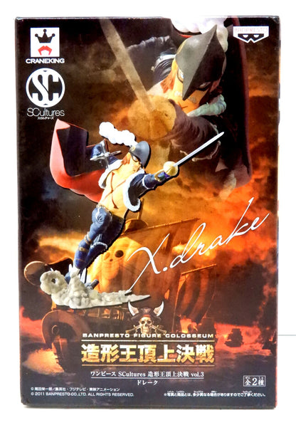 Banpresto One Piece SCULTURES BIG Zoukeiou-Choujokessen 3 Drake 3