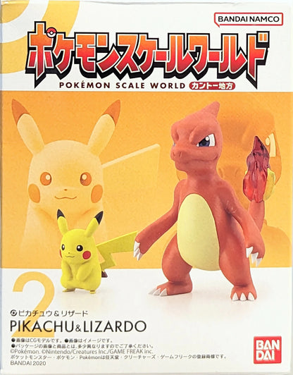 Bandai Namco Pokemon Scale World Kanto Region Pokemon Pikachu and Charizard 2