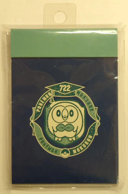 Pokemon Center Cut memo College Logo 2 Pokemon Mokuro