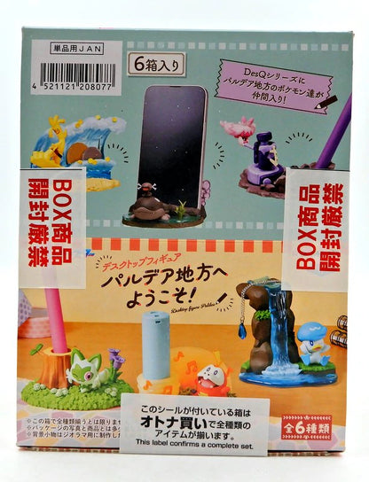 Re-Ment Pokemon DesQ Desktop Figure Welcome to the Paldea Region! Complete 6 Type Set Pocket Monsters
