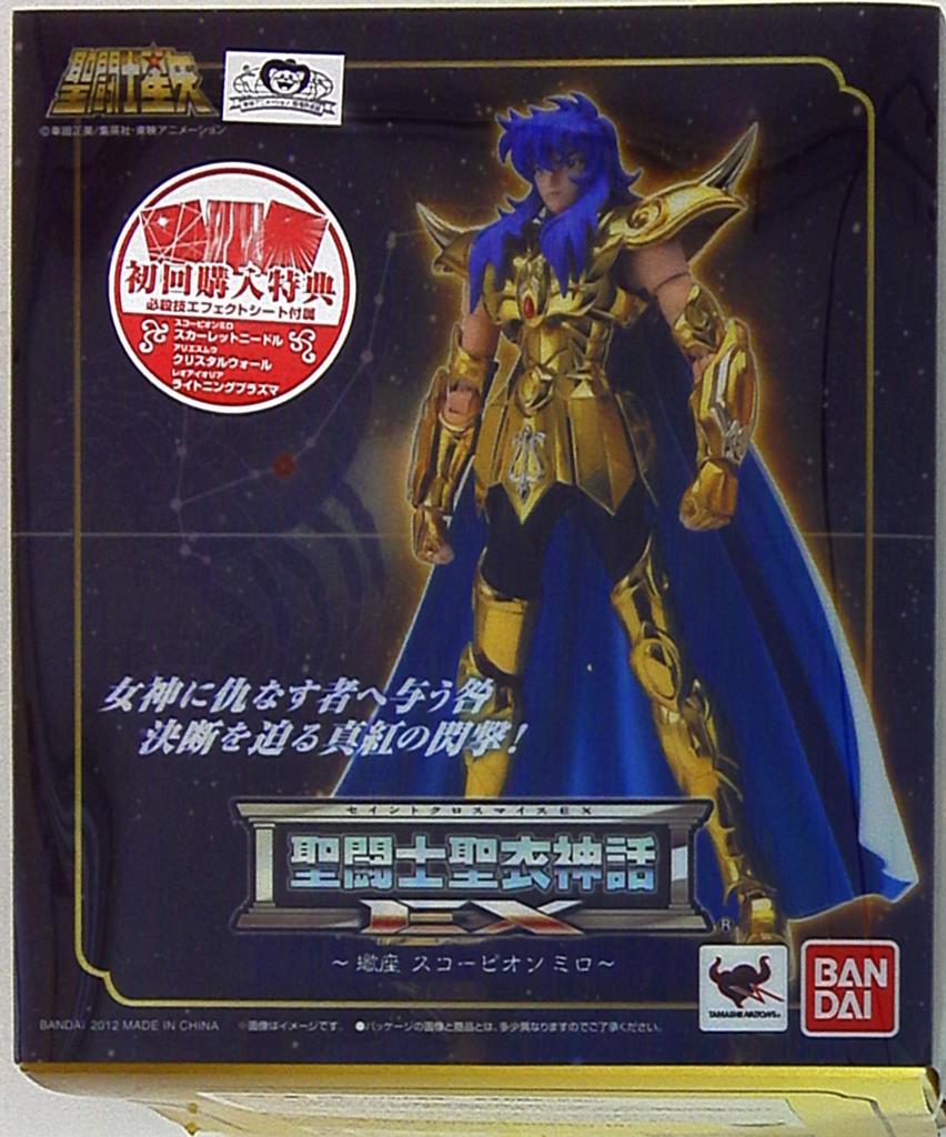 Bandai - Saint Seiya Myth Cloth EX Scorpio Milo - With first effect and bonus