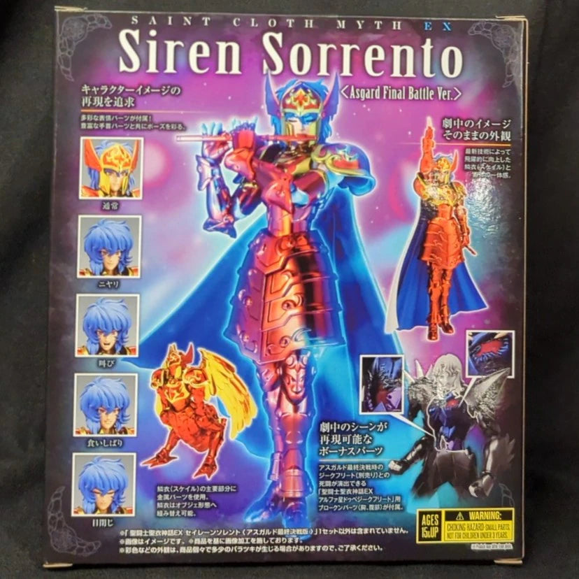 Bandai Spirits Saint Seiya Myth Cloth EX Masami Kurumada Siren Sorrento Asgard Final Battle Edition