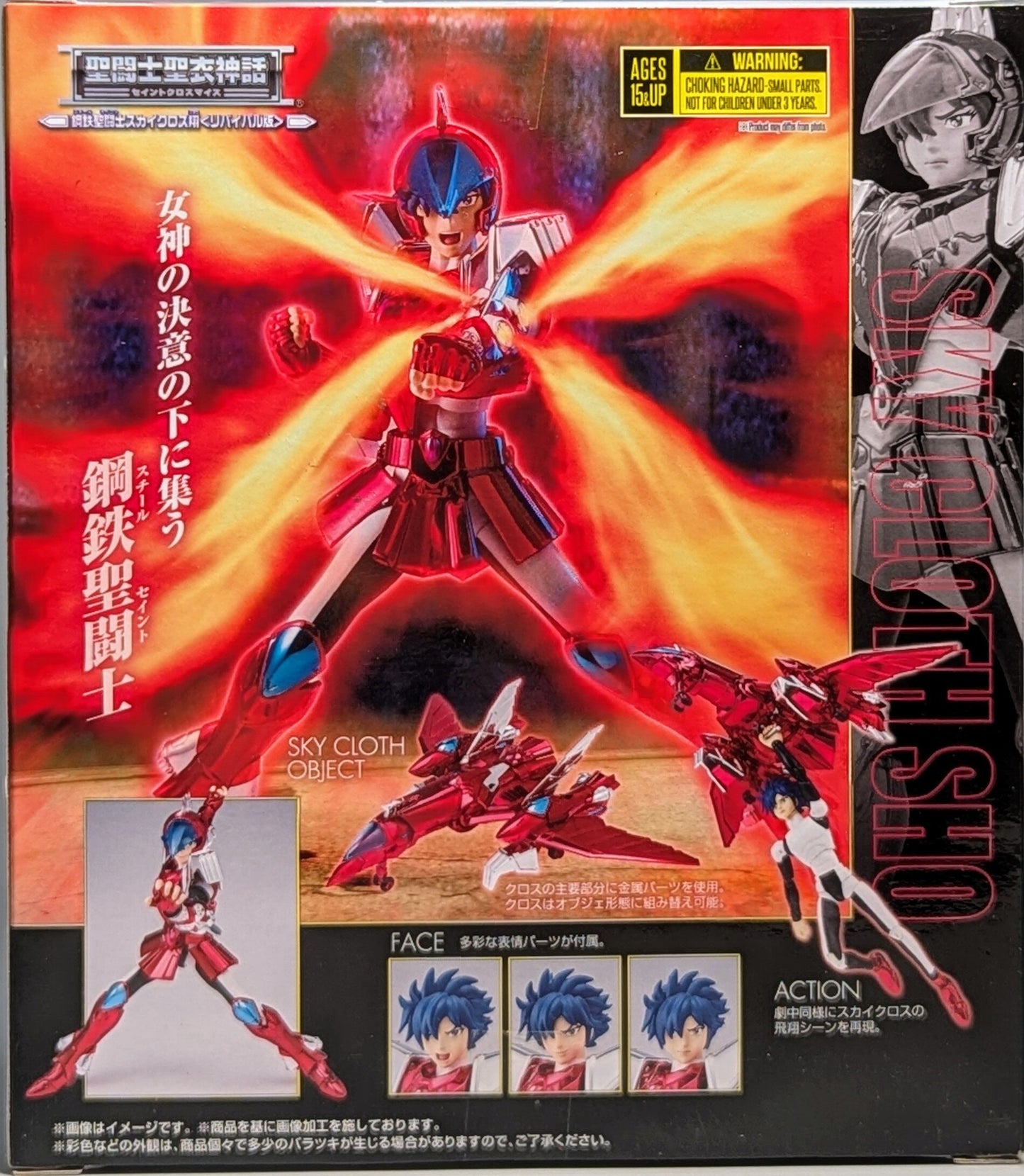 BANDAISPIRITS Saint Seiya Myth Cloth Saint Seiya Sky Cloth Sho - Revival Edition-/Steel Saint