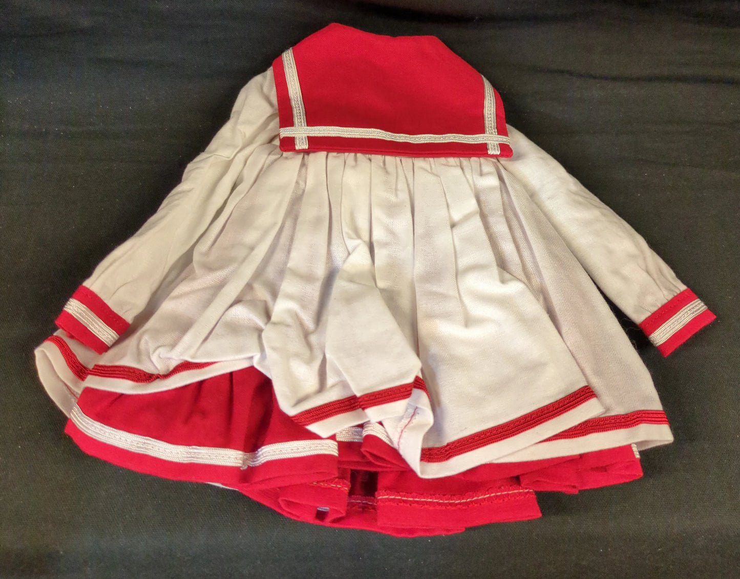 Doll Outfit 40-50cm size (MSD, Obitsu 50, etc.) Sailor Suit One Piece Red White