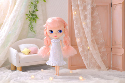Junie Moon Dear Darling 22cm Doll Size (Neo Blythe) Loving Care Dress Sprinkle