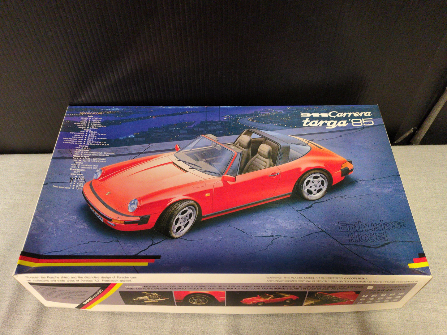 Fujimi Mokei 1/24 Engine Store series 911 Targa 85 / Engine Store series