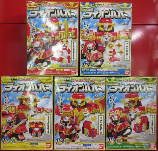 Bandai Shuriken Combination series 4 Shuriken Sentai Ninninger Complete 5 Piece Set