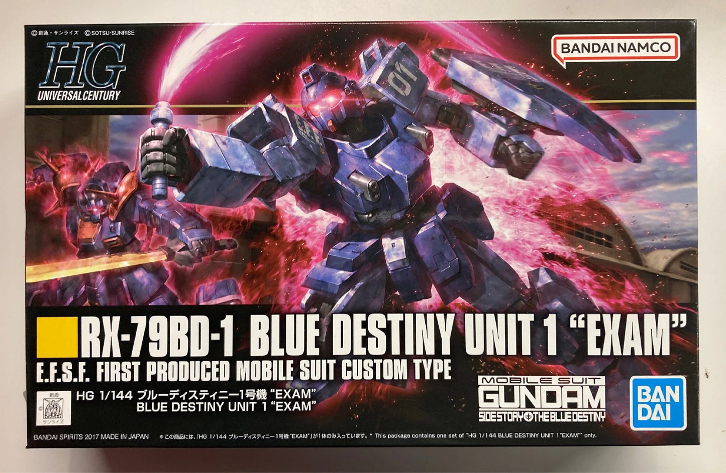 Bandai Spirits HGUC 1/144 Bandai Namco Blue Destiny Unit 1 EXAM 207