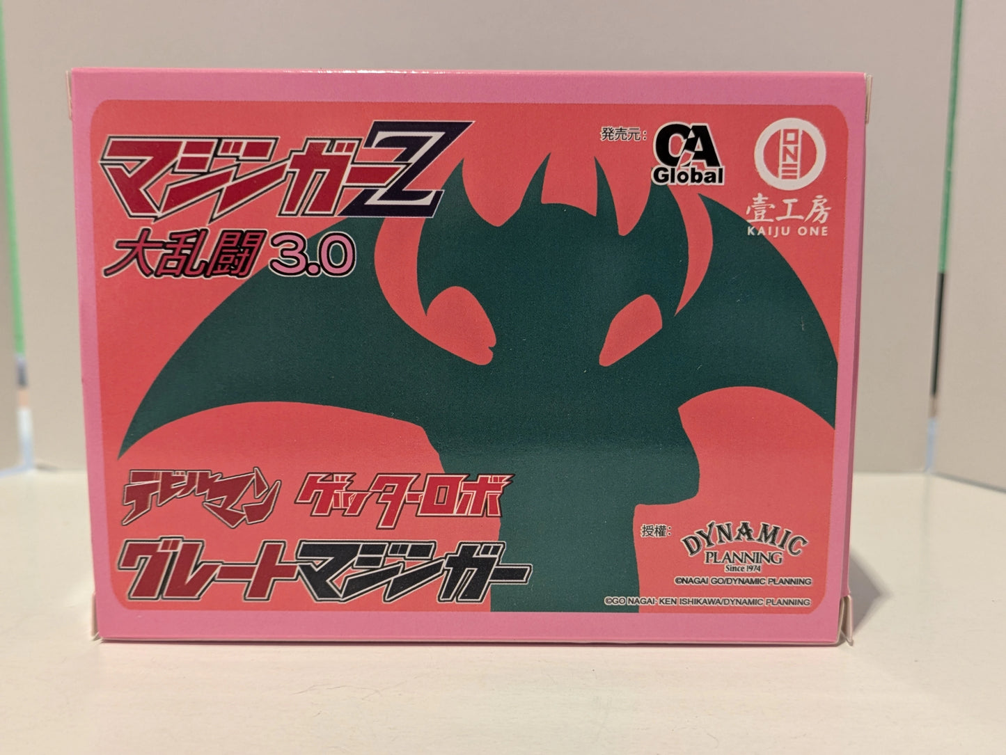 KAIJU ONE Mazinger Z Brawl ver.3.0 Getter 1 Finger Puppet Red Molding/White/Green