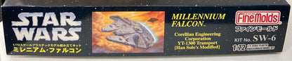 FINE MOLDS PLASTIC UNASSEMBLED MODEL KIT MILLENIUM FALCON 1/72 SCALE