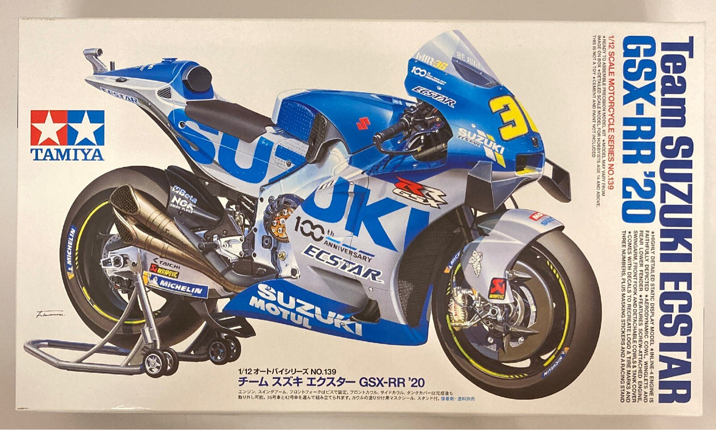 Tamiya 1/12 Motorcycle series No.139 Team Suzuki Ecstar GSX-RR '20 14139