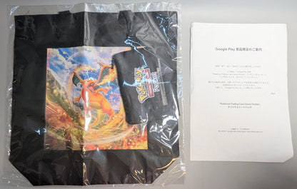 Google Google Play Prize Pokemon Card Game Pocket Original Tote Bag