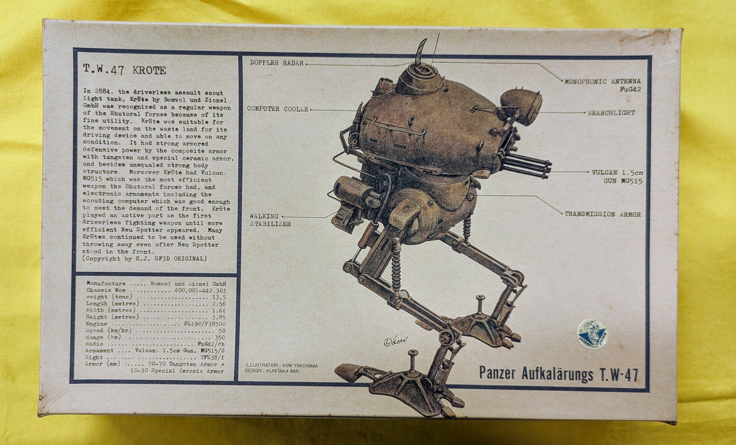 Nittou 1/20 Maschinen Krieger Krete JAN No 9