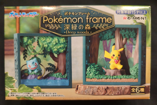 Re-Ment Pokemon Frame Deep Green Forest Pocket Monsters Tebrim and Nemash 5