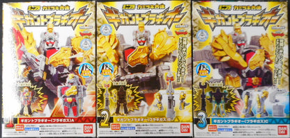 Bandai Minipla Kyoryuger Zyuden Sentai Kyoryuger Complete 3 Type Set Gigant Brachio