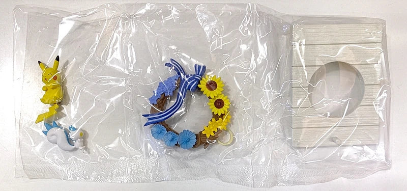 Re-Ment Wreath Collection Seasonal Gift Pikachu and Pachirisu