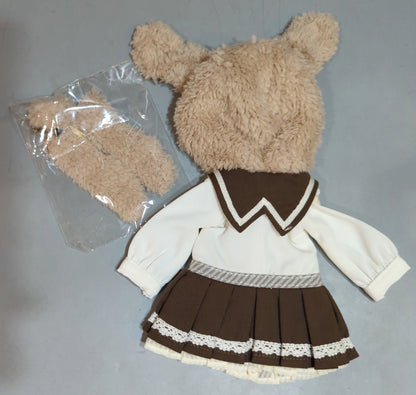 Volks Chibi Dress YoSD and Yo-Ten Dress set Fluffy Bunny One Piece (Cafe au Lait)