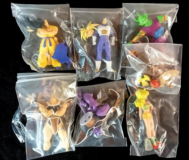 Bandai Dragon Ball Z 03 Mysterious Alien Warrior Edition HG Set completo di 7 tipi