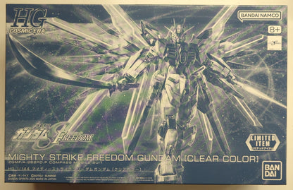 Bandai Spirits HG 1/144 Mobile Suit Gundam Seed FREEDOM Mighty Strike Freedom Gundam Clear Color Ver.