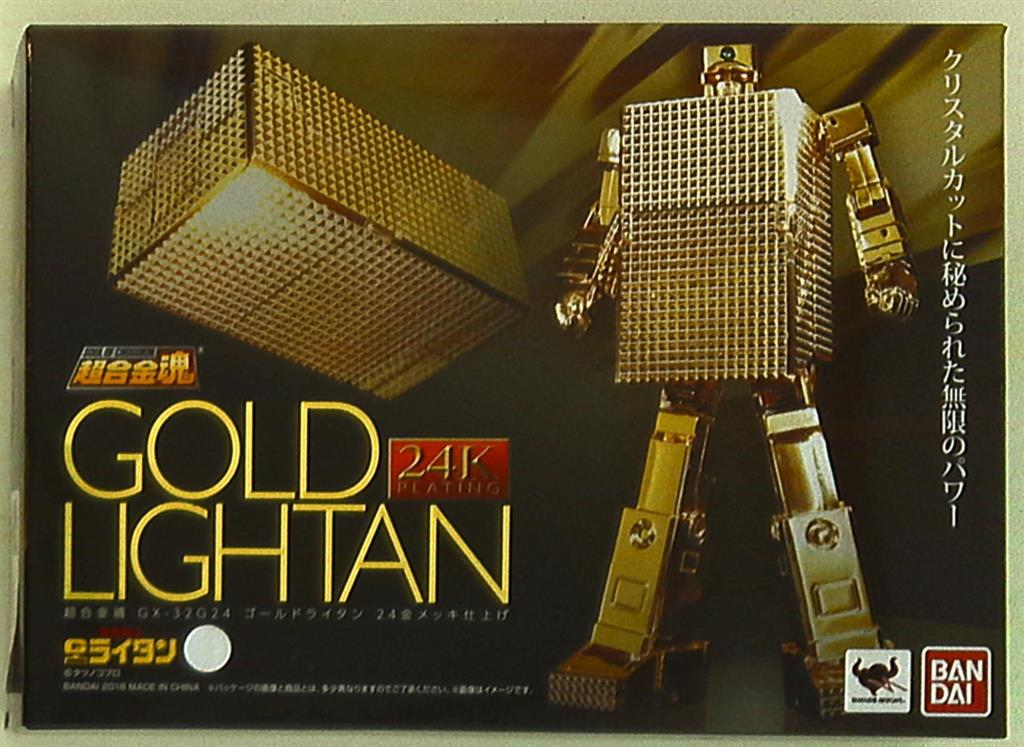 Bandai Soul of Chogokin Gold Lightan 24K Gold Plated Finish GX32G24