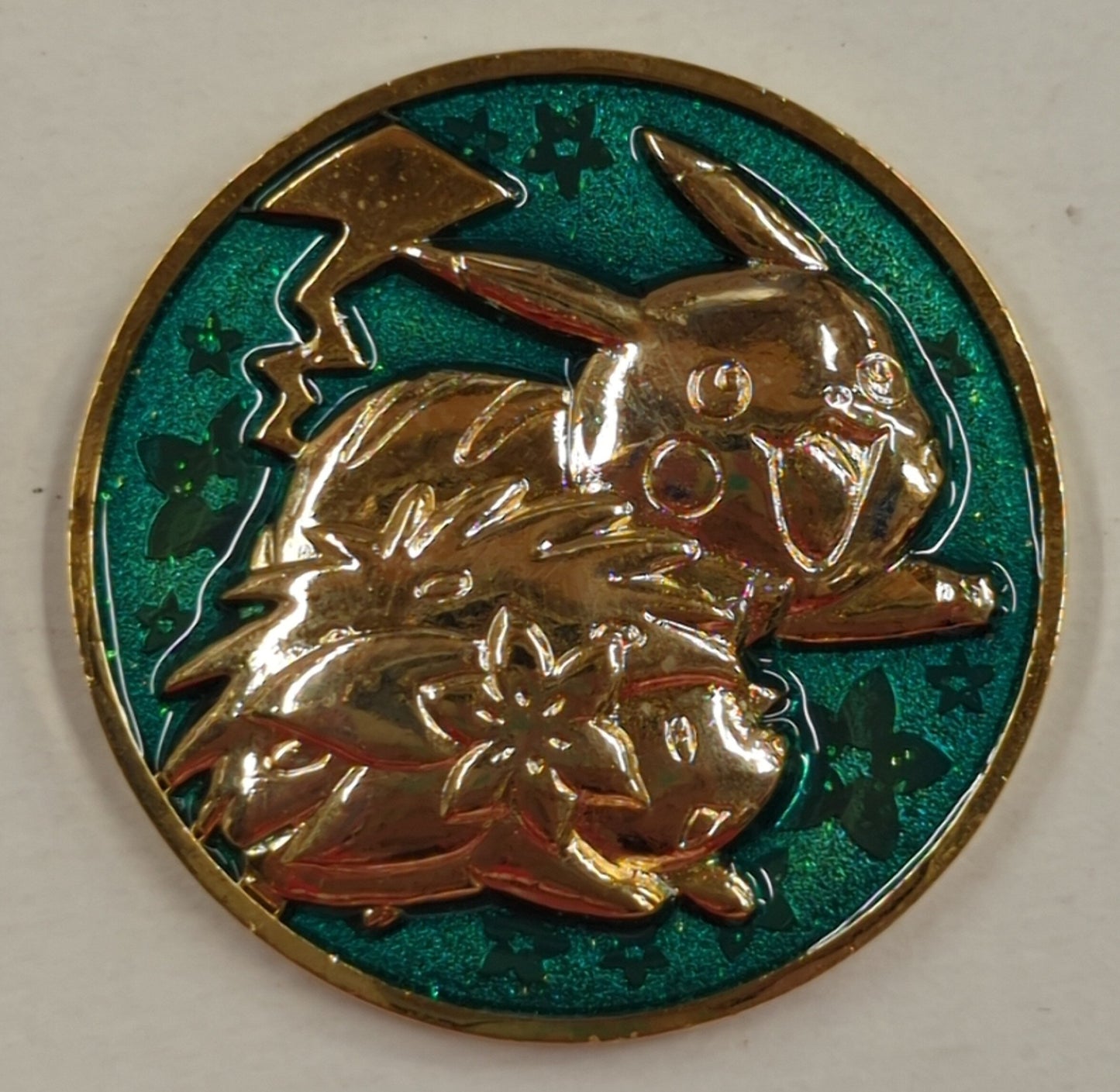 Médaille Movic B : Giratina et Sky Warrior Shaymin Pikachu et Shaymin